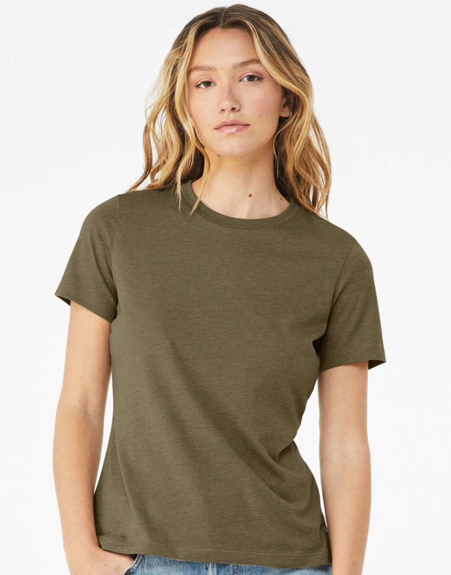 Women's Relaxed Fit Heather CVC Tee