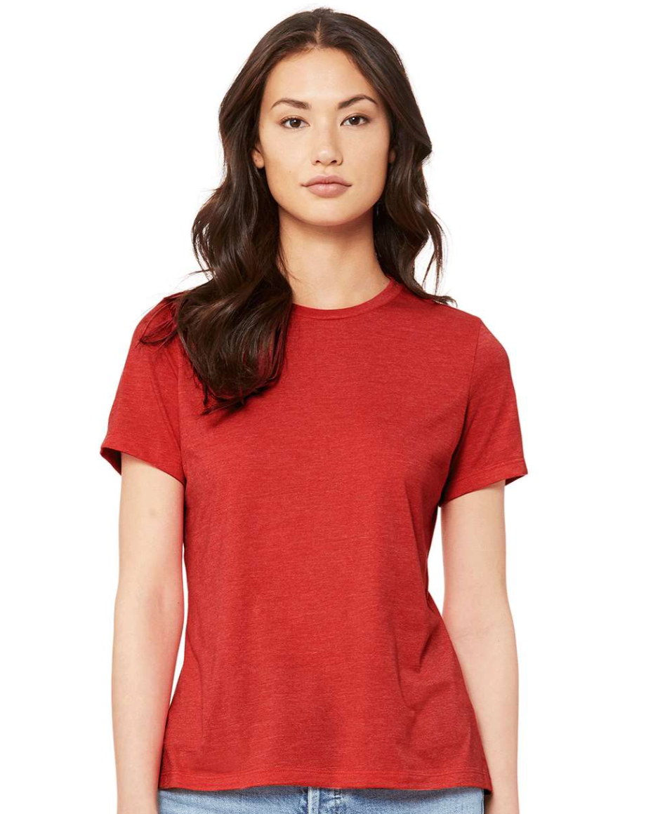 Women's Relaxed Fit Heather CVC Tee