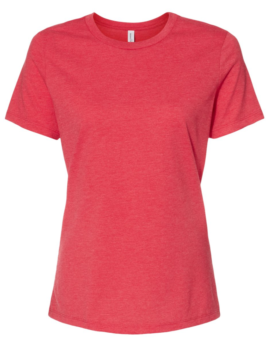 Women's Relaxed Fit Heather CVC Tee
