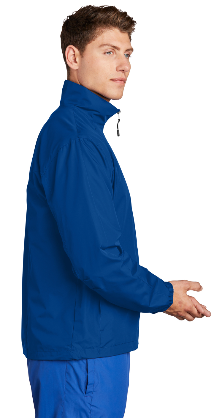 Men's Sport-Tek Full-Zip Embroidered Wind Jacket