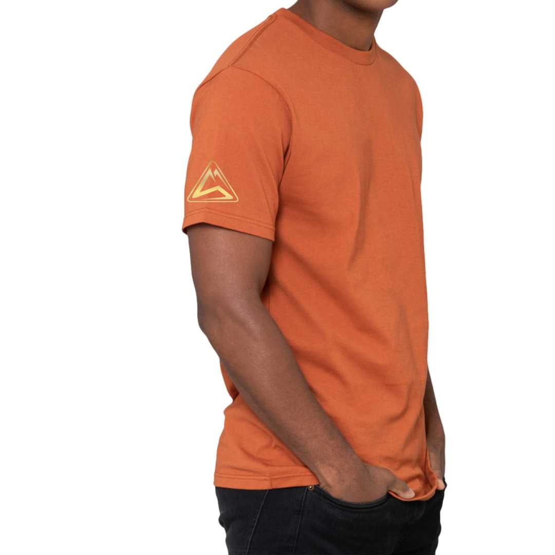 Summit Sports & Fitness Gold Text Tee