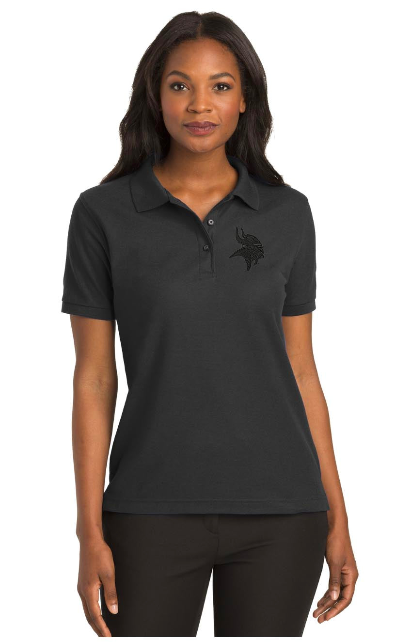 Ladies Tonal Embroidered Polo