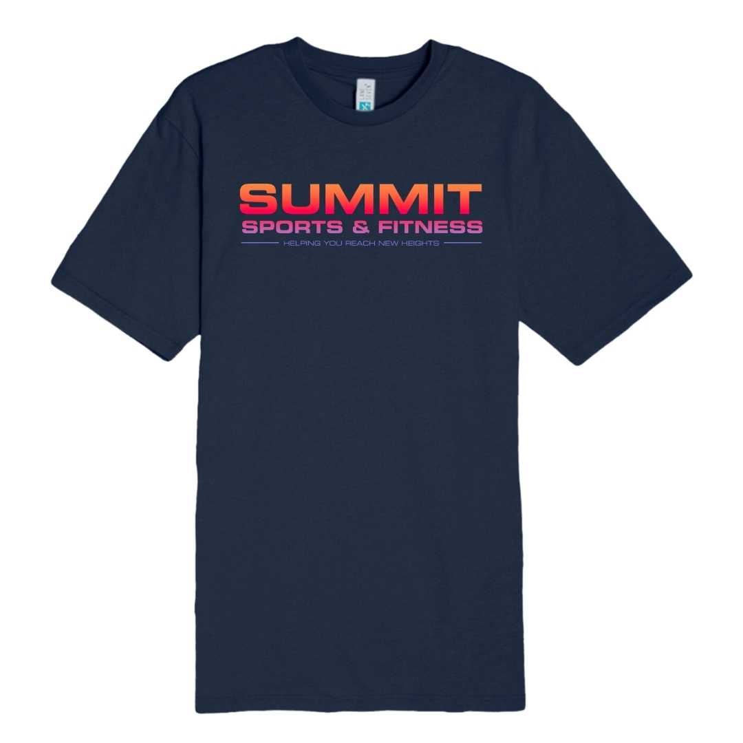 Summit Sports & Fitness Sunset Text Tee
