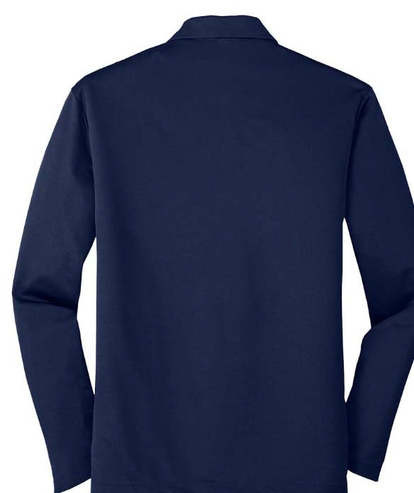 Men's Embroidered Long Sleeve Polo