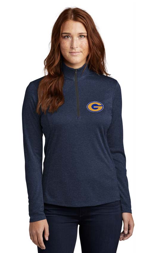 Ladies Embroidered 1/4 Zip Pullover
