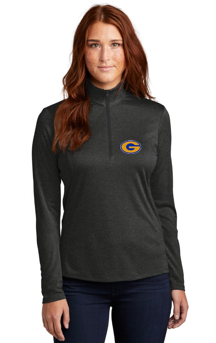 Ladies Embroidered 1/4 Zip Pullover