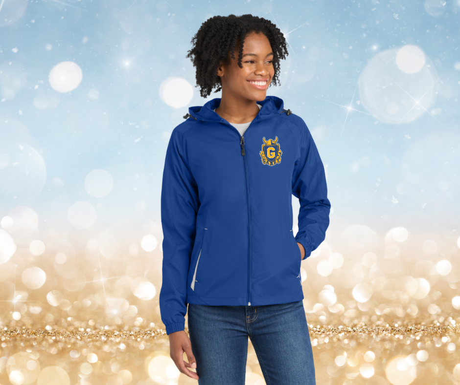 Sport-Tek® Women's Colorblock Hooded  Embroidered Raglan Jacket