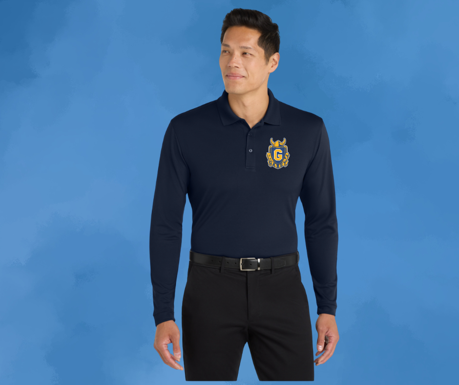 Port Authority® Dry Zone UV Micro-Mesh Long Sleeve Polo