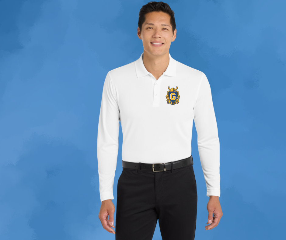 Port Authority® Dry Zone UV Micro-Mesh Long Sleeve Polo