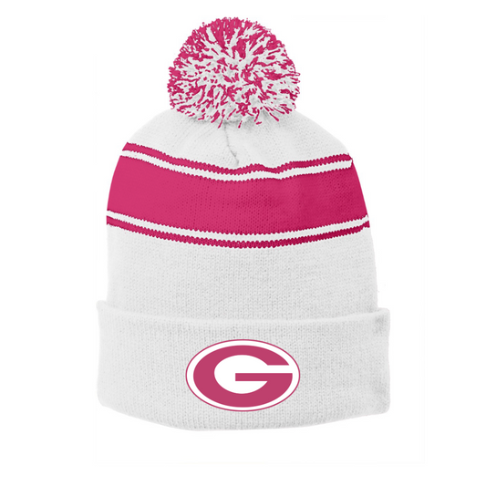 Pink Out! Pom Pom beanie