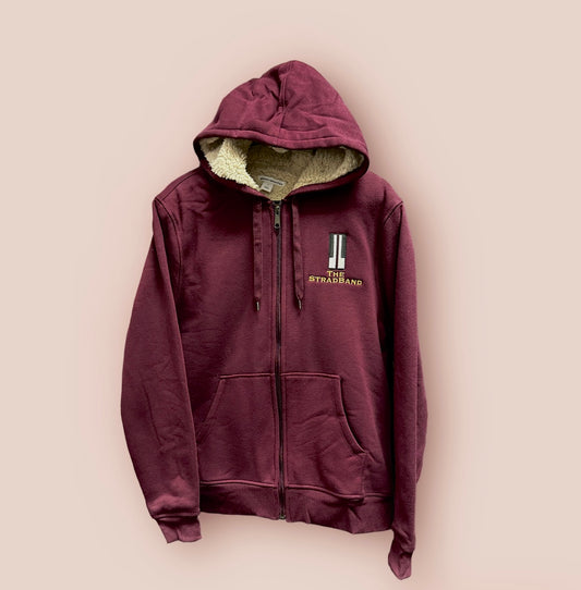 The StradBand Sherpa-Lined Full-Zip Hooded Fleece Sweatshirt