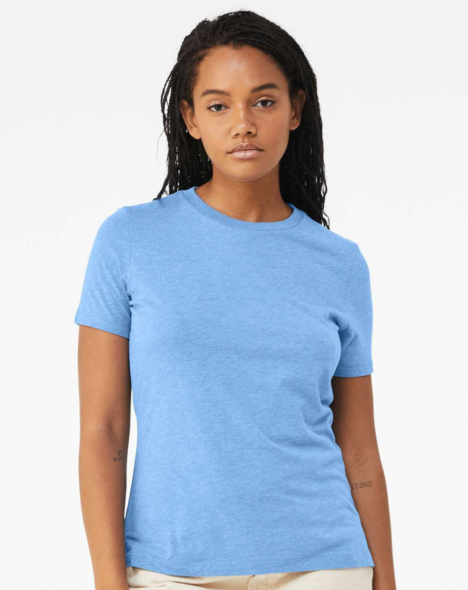 Women's Relaxed Fit Heather CVC Tee