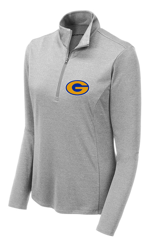Ladies Embroidered 1/4 Zip Pullover
